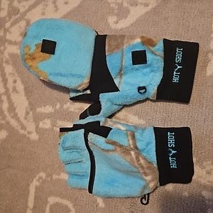 Hot Shot convertible gloves sz medium